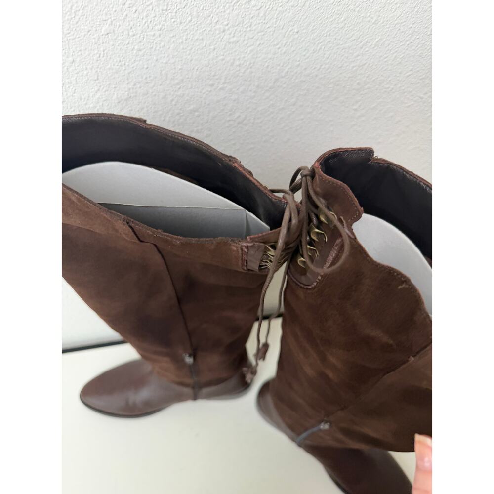 NIB French Sole Jessica Brown Suede Boots Womens 9.5 - Picture 10 of 14